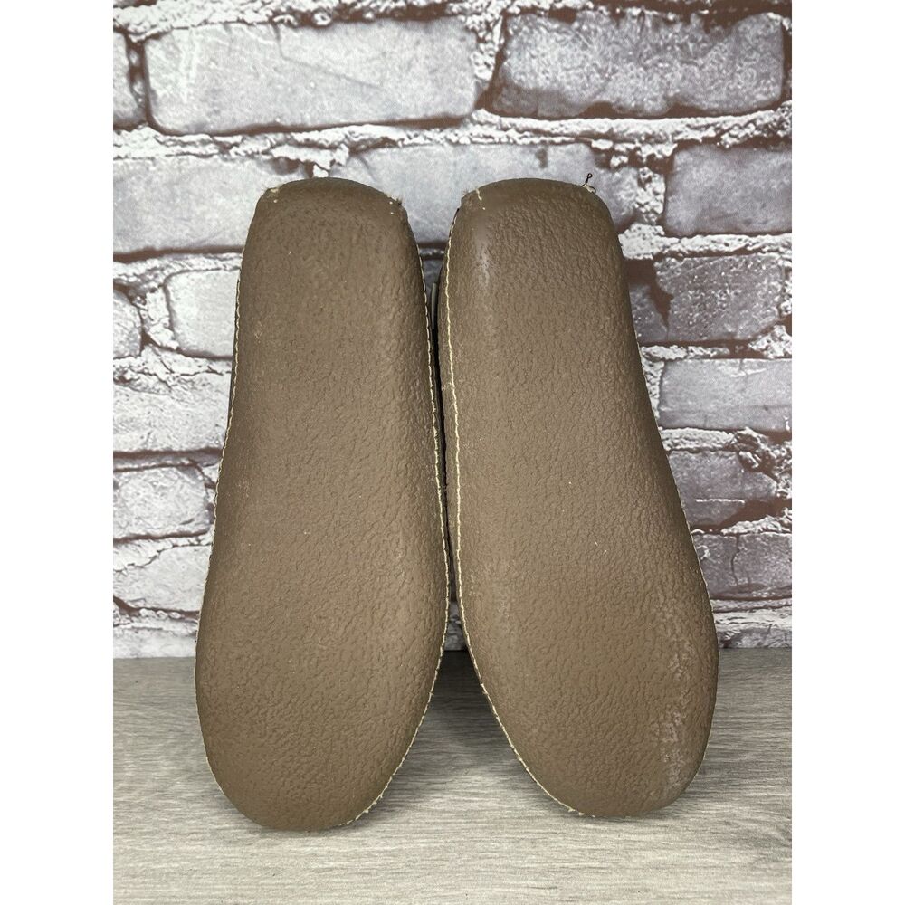 L.L. Bean Pebble Brown Leather Moccasin Slip On Loafers Shoes Men Sz 10M US/43EU - Picture 8 of 16